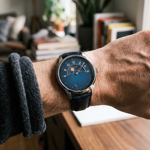<span class=keywords><strong>Orologio</strong></span> Meccanico Personalizzato OEM con Logo, Indicatore Giorno/Notte in Oro Rosa, <span class=keywords><strong>Orologio</strong></span> <span class=keywords><strong>da</strong></span> <span class=keywords><strong>Polso</strong></span> Automatico con Movimento Miyota - Product Image 4