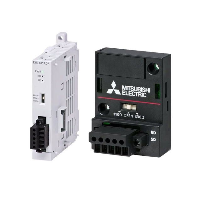 Original Mitsubishi PLC Expansion Board FX3G/FX3U-1DA/232/2AD/422/485/CNV/USB-BD Modules for Industrial Automation