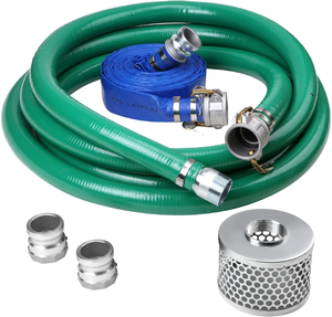 Kit de Manguera de Agua Flexible de PVC FD de 2'' con Manguera de Succión de 20 pies y Manguera Plana de 65 pies, Accesorios con Certificación ISO9001 para la Industria del Riego - Product Image 2