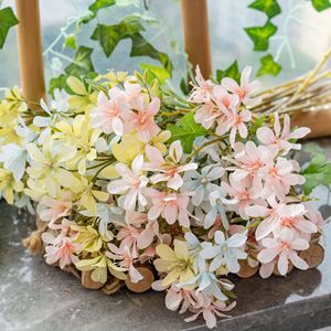 Fleur artificielle CallaFloral, simulation de freesia, blanche, rouge, jaune, rose, bleue, décoration intérieure, bouquet de mariage - Product Image 2
