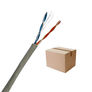 สายโทรศัพท์คุณภาพสูง CAT <span class=keywords><strong>3</strong></span> <span class=keywords><strong>2</strong></span> แกน 1 คู่ ทองแดงเปลือย 0.5 มม. สายดรอปไวร์ - Product Image 1