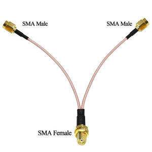 Rg316 <span class=keywords><strong>SMA</strong></span> Antenna Splitter cáp đồng trục, <span class=keywords><strong>SMA</strong></span> nữ để kép <span class=keywords><strong>SMA</strong></span> nam Pigtail Jumper cáp cho FPV drone ham Radio Router - Product Image 5