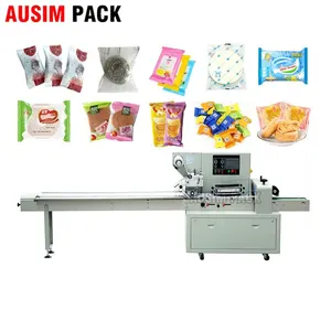 200 bags/min Flowpack macchina imballatrice del cono del filato di imballaggio del filo per cucire