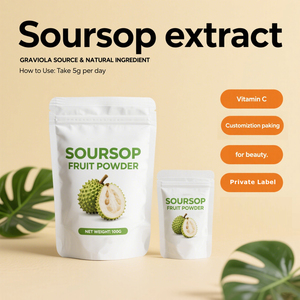 Aangepaste Label Hoge Kwaliteit Graviola Fruit <span class=keywords><strong>Extract</strong></span> Poeder Annona Muricata <span class=keywords><strong>Extract</strong></span> Zuurzak Graviola Fruit Poeder - Product Image 2