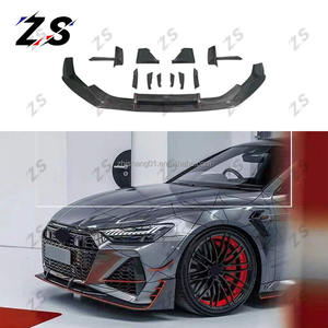 ZS pour Audi <span class=keywords><strong>A7</strong></span> C8 voiture pare-chocs avant lèvre mise à niveau RS7 Style <span class=keywords><strong>ABT</strong></span> fibre de carbone pare-chocs avant Kits de carrosserie pour Audi <span class=keywords><strong>A7</strong></span> C8 2019-2024 - Product Image 4