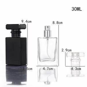 Hot Selling 50ml Square Perfume Glass Bottles Matte Cosmetic Serum <b>Pump</b> Sprayer Bottle for Skin Care Packaging Wholesale - Product Image 5