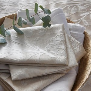 Juego de funda de edredón de Jacquard Beige de lujo, colcha ligera de 3 piezas para Hotel King, algodón sólido para <span class=keywords><strong>cama</strong></span> doble para bodas, disponible - Product Image 2