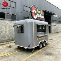 Cogsun Remorque alimentaire mobile personnalisée, Food Truck pour snacks, Remorque pour poulet frit, Food Truck
