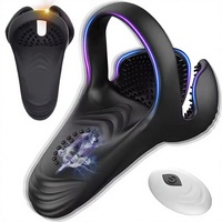 Penisring-Vibrator für Männer Kabelloser Hodenstimulator Fernbedienung Eichel-Massagegerät Masturbator Sexspielzeug 18+ Hergestellt in Festland-China