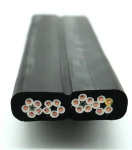 PVC-Isolierung NBR-Mantel Geschirmte Flachkabel-Krananhänger-Steuer kabel
