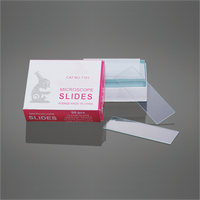 Factory Price Glassware Fine Polished Cut Edges 7101 7102 7105 7107 7109 Microscope Slides Laboratory Use