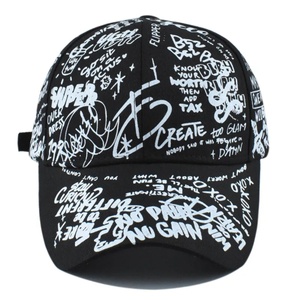 Gorra de Béisbol de Pana Impermeable de 5 Paneles con Estampado de Graffiti, Letras o Frutas, Estilo Formal y Deportivo, Unisex, para Actividades al Aire Libre, Viajes y Protección Solar - Product Image 2