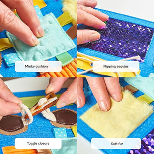 Améliorer les mains sur la capacité sensorielle couverture occupée démence autisme enfant personnes âgées cadeau de soins infirmiers jouets sensoriels pour les enfants autistes - Product Image 4