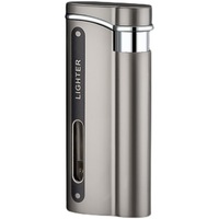 Allume-cigare haut de gamme pour hommes Conception de célébrités Internet Gravure personnalisée Métal perméable au gaz durable Coupe-vent Direct
