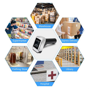 Hiệu suất cao cho bluetooth không dây Đầu đọc mã vạch với cảm giác tự động giao diện USB <span class=keywords><strong>Android</strong></span> 2D CMOS QR Máy quét mã vạch trong - Product Image 6