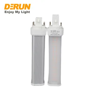 110-130V 220-240V 85-265V 3W 4W 5W 7W 8W G23 GX23 2G7 2GX7 SMD2835 Tube LED enfichable à économie d'énergie givré clair