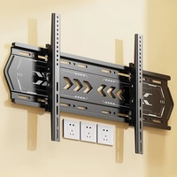 Soporte de Pared para TV LED Plano SY006 para Oficina en Casa, Ajustable para Pantallas de 32-75 Pulgadas, Soporte Fijo para TV
