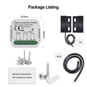 <span class=keywords><strong>Module</strong></span> <span class=keywords><strong>de</strong></span> <span class=keywords><strong>porte</strong></span> <span class=keywords><strong>de</strong></span> <span class=keywords><strong>garage</strong></span> intelligent Tuya Wi-Fi Zigbee avec commande vocale, application Android, interrupteur marche/arrêt AC100-240V - Product Image 5