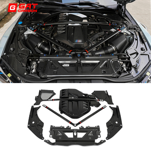 For BMW G80 G81 M3 G82 M4 G87 M2 Dry Carbon Fiber Engine Bay Strut Brace Engine <strong>Top</strong> <strong>Cover</strong> <strong>Radiator</strong> Slam Panel <strong>Cover</strong> - Product Image 1