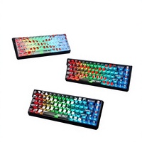 Capuchons de touches de clavier mécanique anti-ghosting, translucides et transparents, best-seller transfrontalier, fabriqués en Chine, emballés sous blister