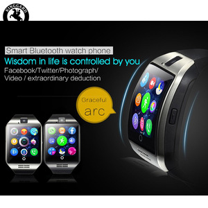 Montre intelligente Q18 avec caméra, Facebook, Whatsapp, <span class=keywords><strong>Twitter</strong></span>, synchronisation, SMS, prise en charge de la carte SIM TF, montre intelligente Android - Product Image 5