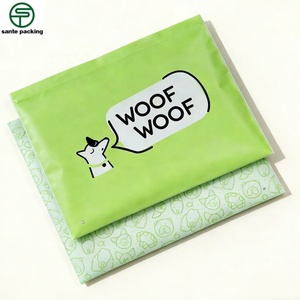 Eco-Friendly GRS Resealable Zipper Top <b>Garment</b> Packaging Bags with CPE Material for Shoes & Clothing Screen Printing Ready - Product Image 5