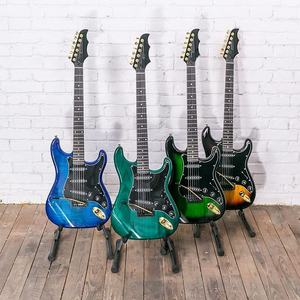 Guitarra eléctrica de 39 pulgadas de alta calidad HUASHENG, kit de instrumentos musicales para principiantes de tamaño completo con amplificador de 25 vatios - Product Image 3