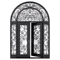 Puerta de entrada pivotante de artesanía Premium contorno fabuloso hermoso diseño arquitectónico para Villa exterior al aire libre-larga duración