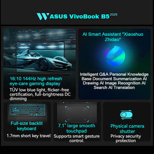 Portátil <span class=keywords><strong>ASUS</strong></span> <span class=keywords><strong>Vivobook</strong></span> Pro 16, Core9 270, para Negocios, 16 Pulgadas, 144Hz, Rtx5060, Nuevo, Color Negro - Product Image 3