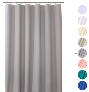 Trắng Rèm Tắm màu rắn hoặc tùy chỉnh <span class=keywords><strong>PEVA</strong></span> vòi hoa sen Curtain Liner - Product Image 1