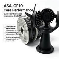 Filament ASA GF 1,75 mm 1 kg Fibre de verre 10% Haute rigidité Filament ASA pour toutes les imprimantes 3D FDM Bambu Lab