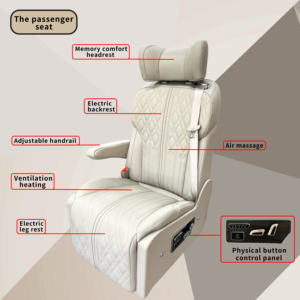 Massage réglable électrique modifié personnalisé Vip ventilé Luxury Auto Captain <span class=keywords><strong>Bus</strong></span> Van Sièges auto pour Van Car Sale - Product Image 6