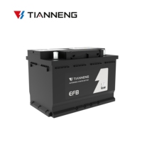 Tianneng H6 TAS Series otomotif EFB star stop mobil baterai asam timbal untuk mobil listrik