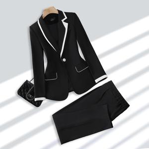 Conjunto de Traje de Negocios de 2 Piezas en Oferta, Ropa de Trabajo <span class=keywords><strong>para</strong></span> Mujer, Trajes Formales <span class=keywords><strong>para</strong></span> Oficina, Conjunto de <span class=keywords><strong>Pantalones</strong></span> - Product Image 4