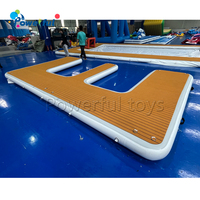 Yacht gonflable robuste bateau à moteur Jet Ski plate-forme de bain flottante ponton Dock à vendre