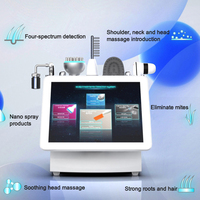Nouvelle machine professionnelle pour le cuir chevelu avec fonction de massage et d'analyse