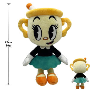 EN STOCK, venta al por mayor, suave, lindo, kawaii, peluche, juguetes de peluche, dibujos animados, anime, cuphead, juguete de peluche - Product Image 5
