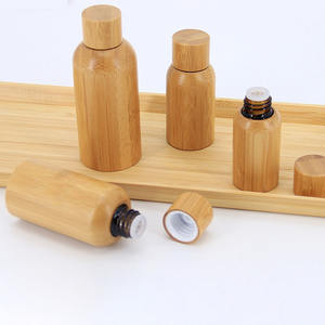 Bouteilles compte-gouttes en <span class=keywords><strong>bambou</strong></span> durables et rechargeables pour sérum, huile et emballages cosmétiques, contenants pour huiles essentielles naturelles - Product Image 2