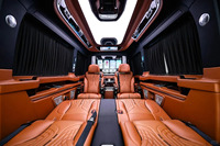 Kit intérieur VIP Sprinter 7+2 places, cloison TV relevable, sièges escamotables, table relevable, lit 180° pour Mercedes W907