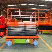 Plateforme élévatrice mobile à ciseaux électrique autopropulsée CHANGDING GTJZ12 113 kg, plateforme télescopique de 13,8 m, table de travail, double commande, haute