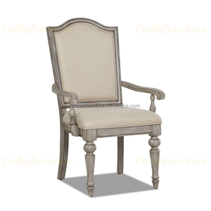 Pháp mộc mạc phòng ăn đồ nội thất đặt rắn gỗ chạm khắc thiết kế cổ phòng ăn bàn ghế đồ nội thất nhà gỗ - Product Image 3