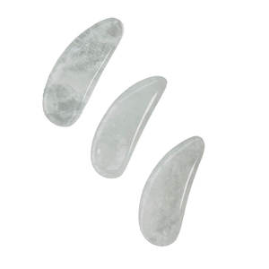 Tùy chỉnh Mini Rose Quartz pha lê mặt ngọc trang điểm muỗng kem thìa ứng dụng cho khuôn mặt loại mặt massager - Product Image 2