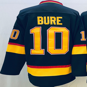 Camisetas de hockey cosidas para hombre 9 J.T. Miller 40 Elias Pettersson 43 Quinn Hughes 6 Brock Boeser 16 Trevor Linden 10 Pavel Bure - Product Image 3