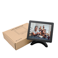 Vente en gros d'usine, écran LCD portable miniature pour ordinateur, 8 pouces, multi-interface, 4:3, écran carré