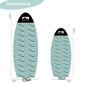 Premium personalizable OEM/ODM microfibra Terry y Oxford tabla de <span class=keywords><strong>surf</strong></span> calcetín cubierta Waterplay herramienta de <span class=keywords><strong>surf</strong></span> y accesorio - Product Image 2