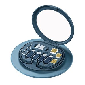 Thẻ Sinh Tồn Đô Thị Đa Năng Sạc 6 Trong 1 Kèm Giá Đỡ Điện Thoại Bộ SIM Khe Cắm Thẻ Nhớ Cáp Sạc Tích Hợp - Product Image 1