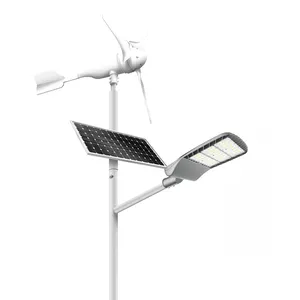 High brightness 8m 60w wind solar hybrid street light