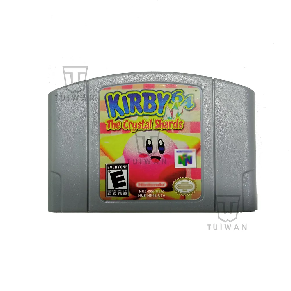 In Stock USA Version English Language Retro Video Game Card N64 Games kirby