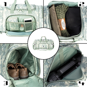 Sac de sport et de yoga grande capacité, design personnalisé, portable, avec compartiment à chaussures, pour hommes et femmes - Product Image 5