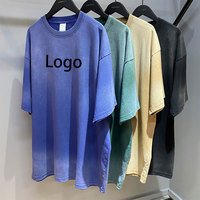 T-shirt personnalisé coupé et cousu 100% coton impression graphique lourd javel lavé à l'acide Vintage grande taille hommes t-shirt surdimensionné